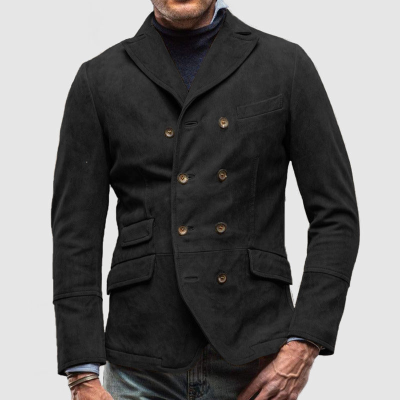 Stylish Vintage Button-Up Casual Jacket for Men