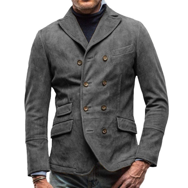 Stylish Vintage Button-Up Casual Jacket for Men