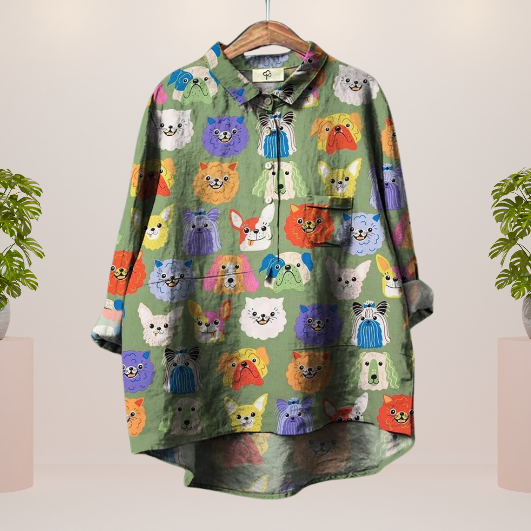 Freya| Trendy Pet Art Shirt