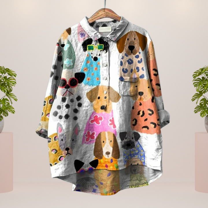 Freya| Trendy Pet Art Shirt