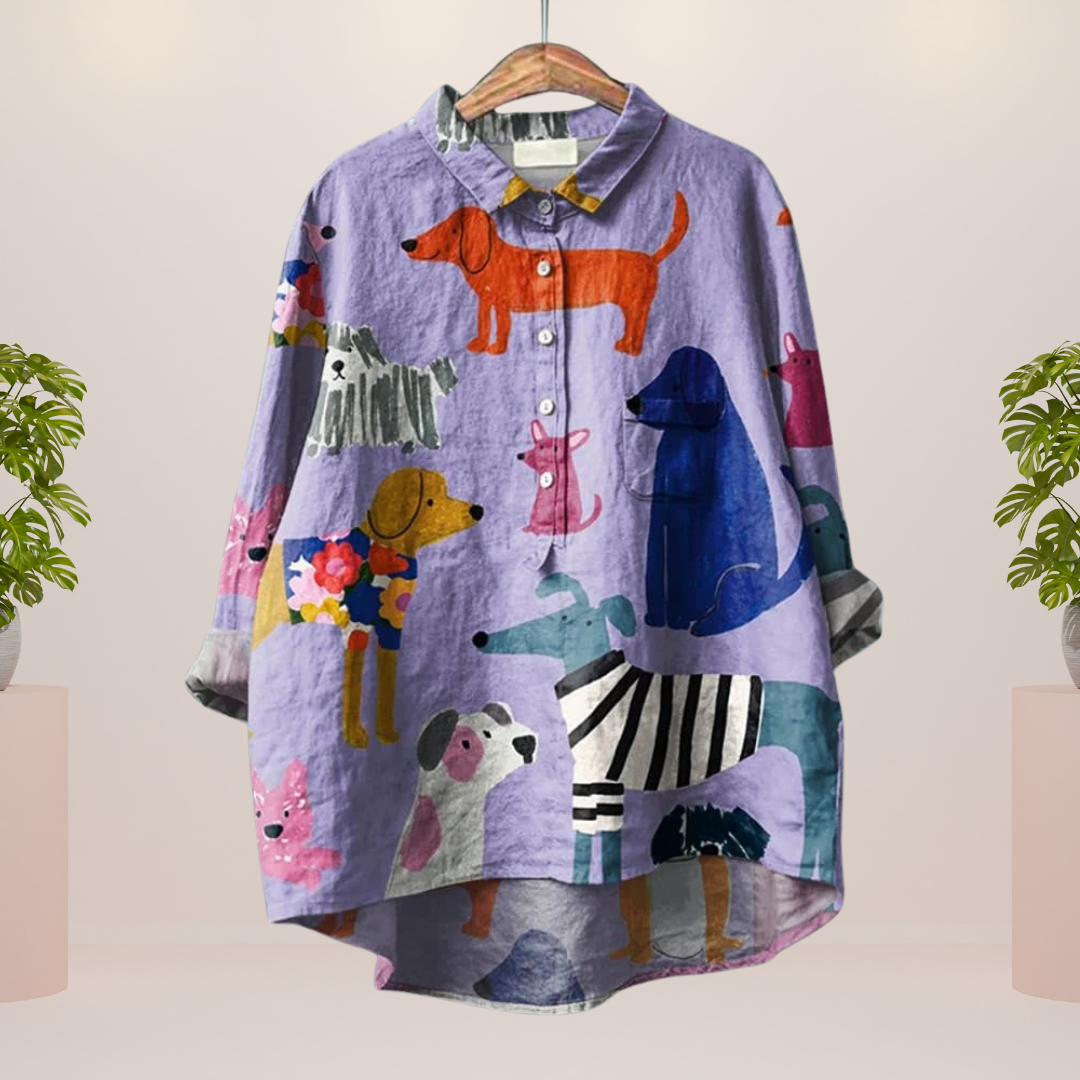 Freya| Trendy Pet Art Shirt