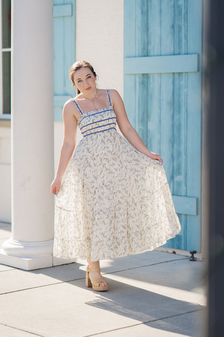 Meadow Mist Midi Dress