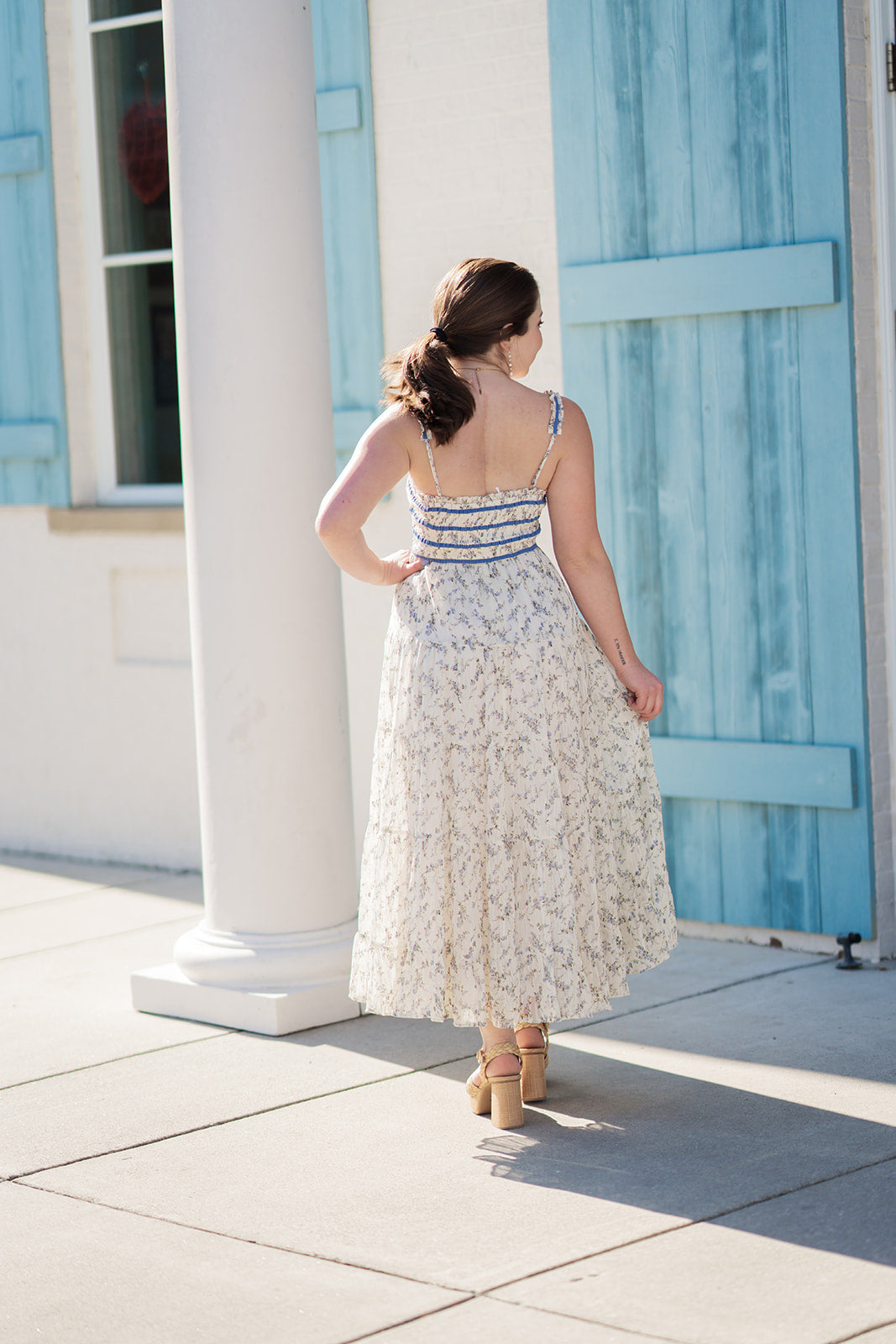 Meadow Mist Midi Dress