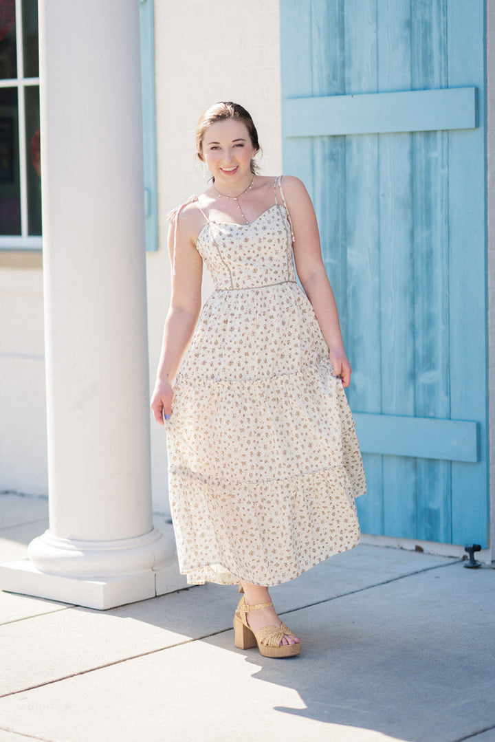 Primrose Promenade Midi Dress
