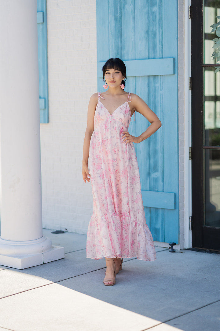 Sakura Babydoll Midi Dress