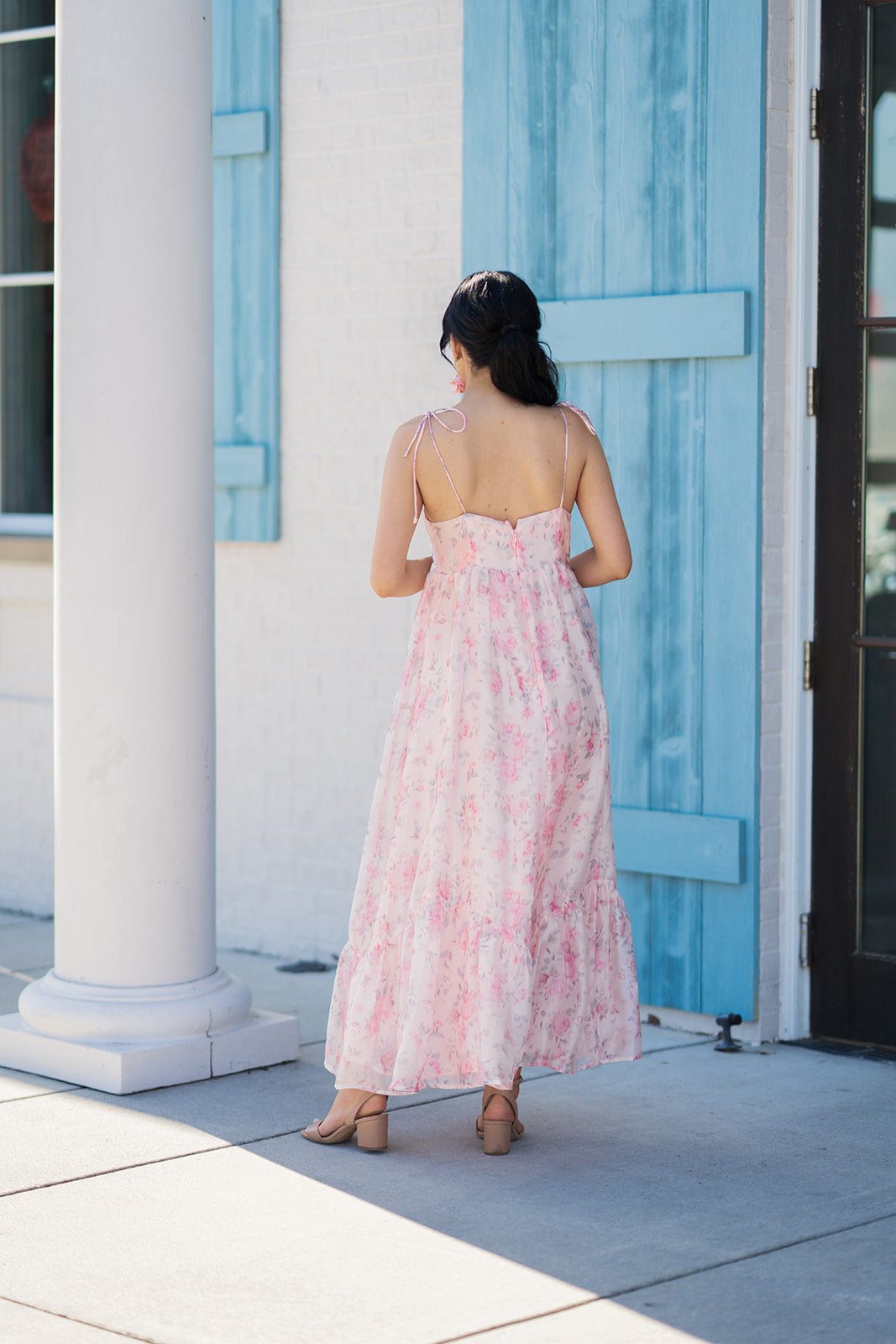 Sakura Babydoll Midi Dress