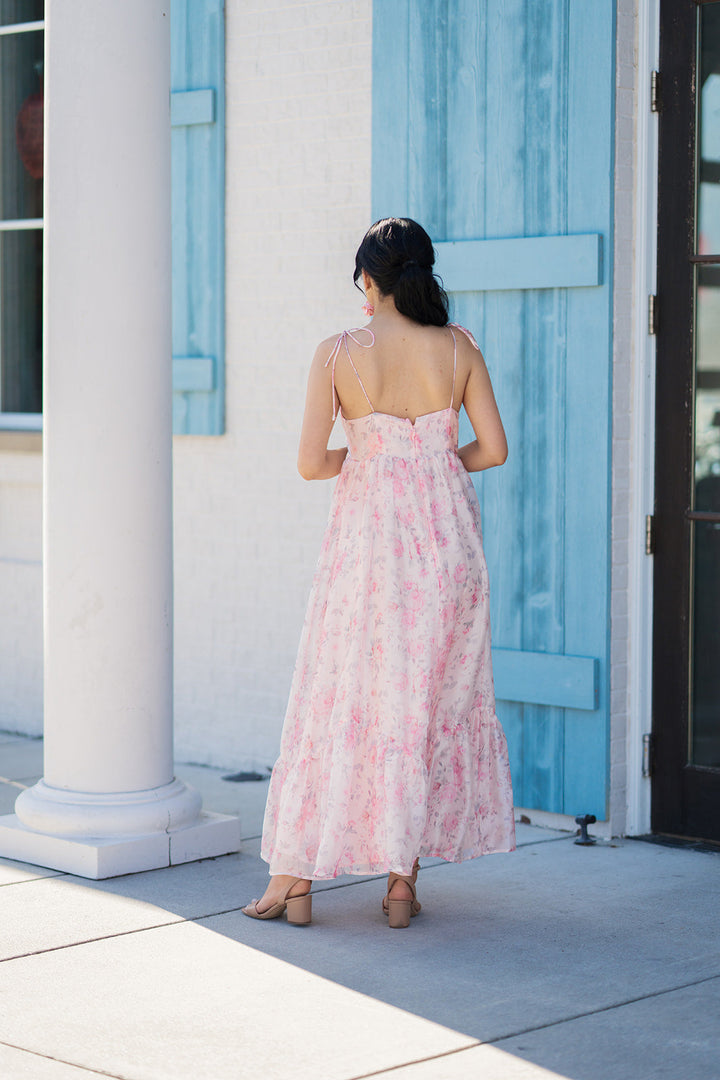 Sakura Babydoll Midi Dress