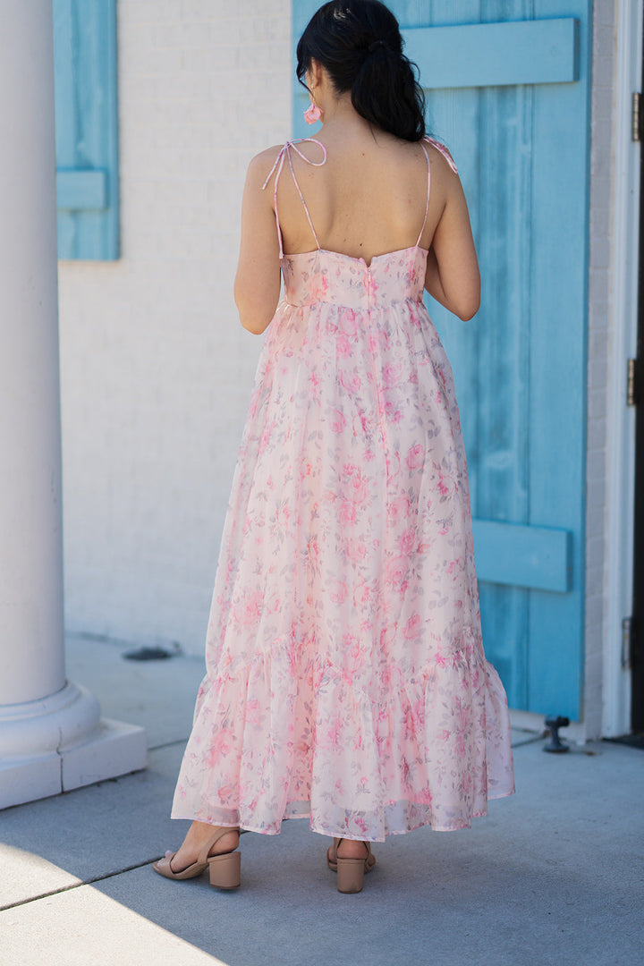 Sakura Babydoll Midi Dress