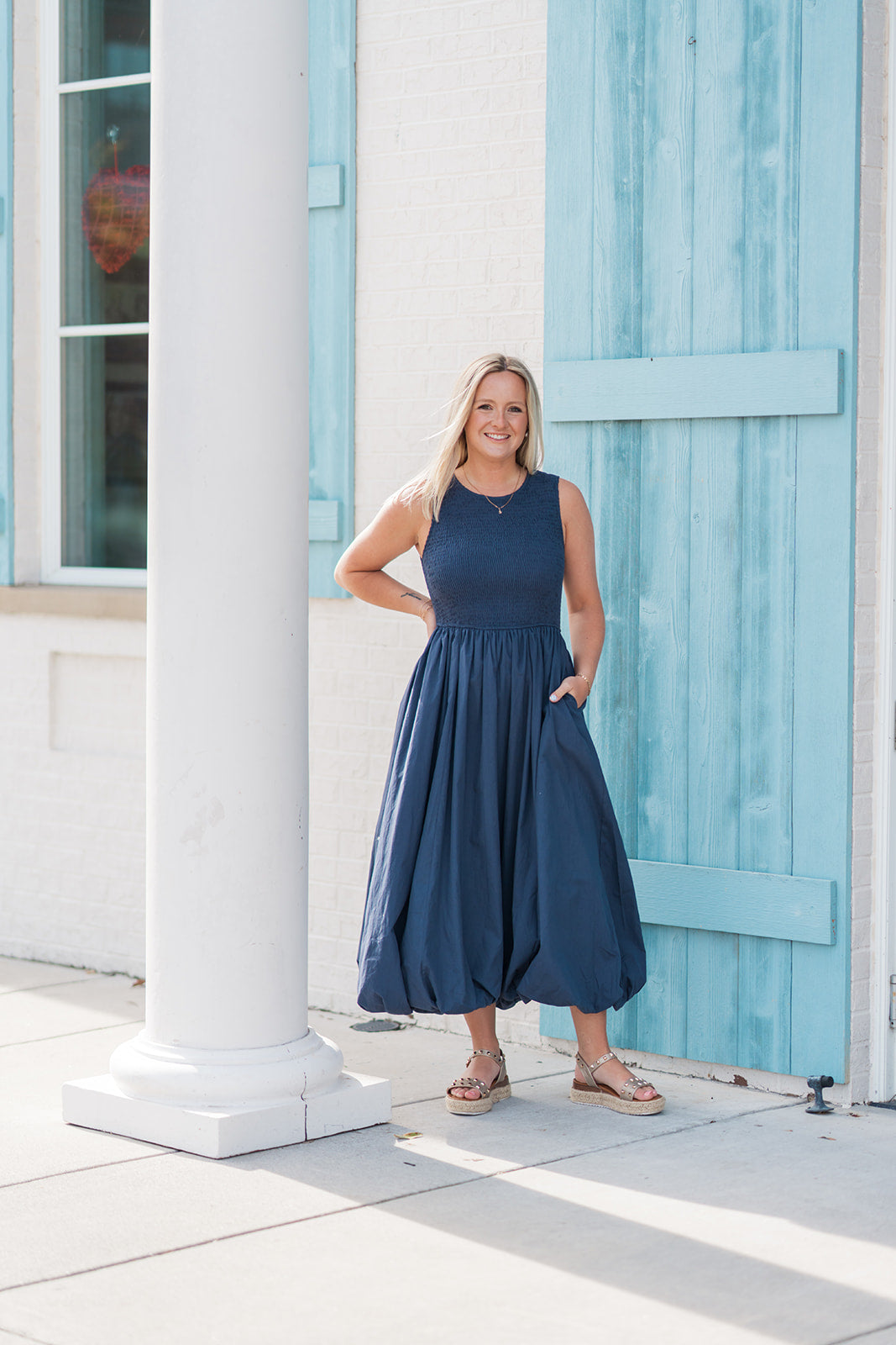 Raven Midi Bubble Dress