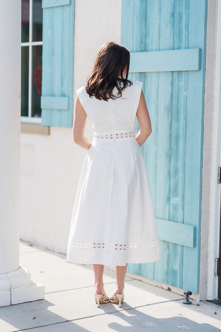 Pristine Vision Midi Dress