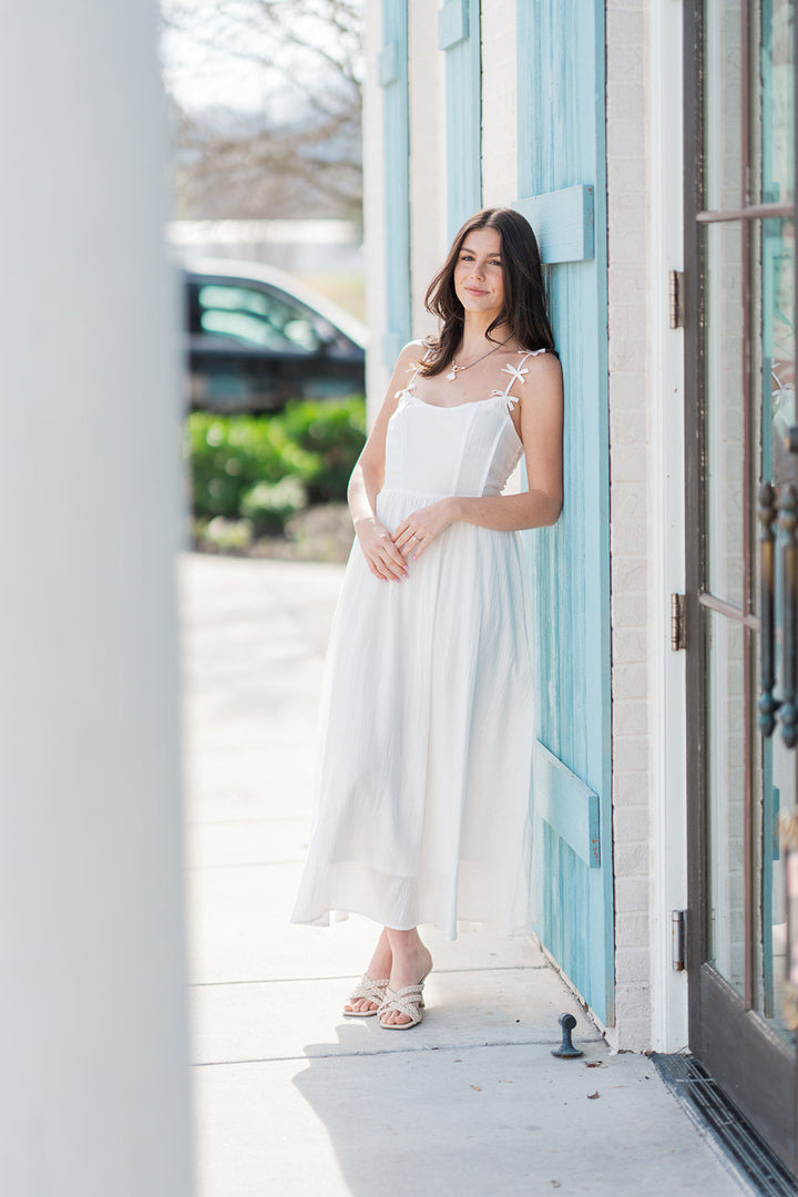 Angelic Charm Midi Dress