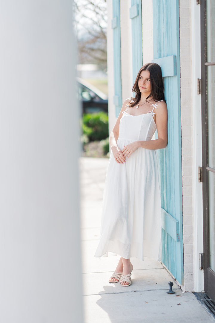 Angelic Charm Midi Dress