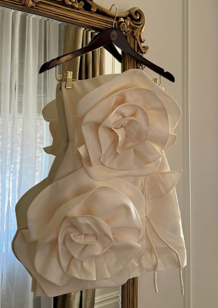 Alana | Flower Mini Dress