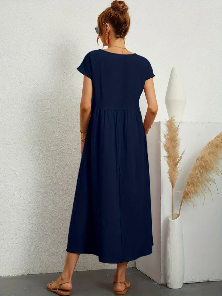 Ayla™ | Lightweight, soft cotton dress with pockets