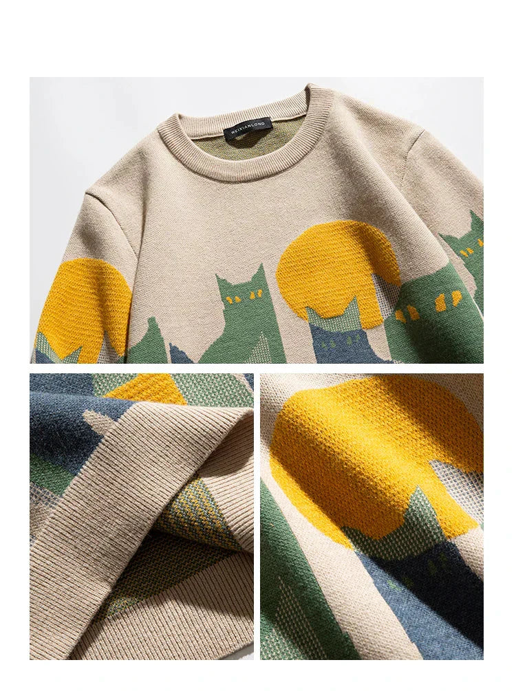 Léonie™ | Moonlit Cat Sweater