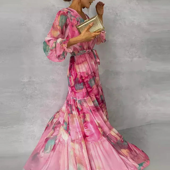 Emily - Elegant Floral Dress