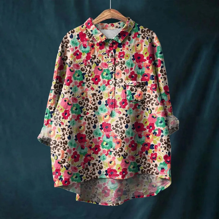 Liesa™ | Elegant Women's Floral Shirt