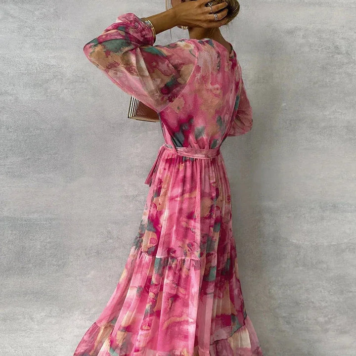 Emily - Elegant Floral Dress
