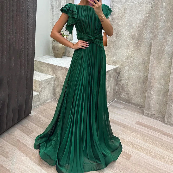 April | Pleated Evening Gown