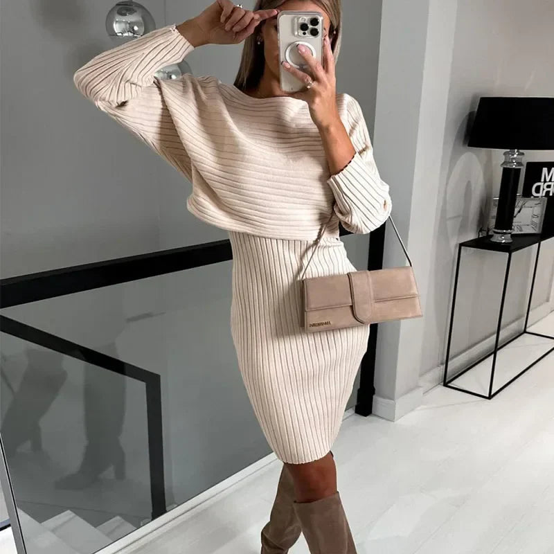 Sally | Dress and Sweater Set