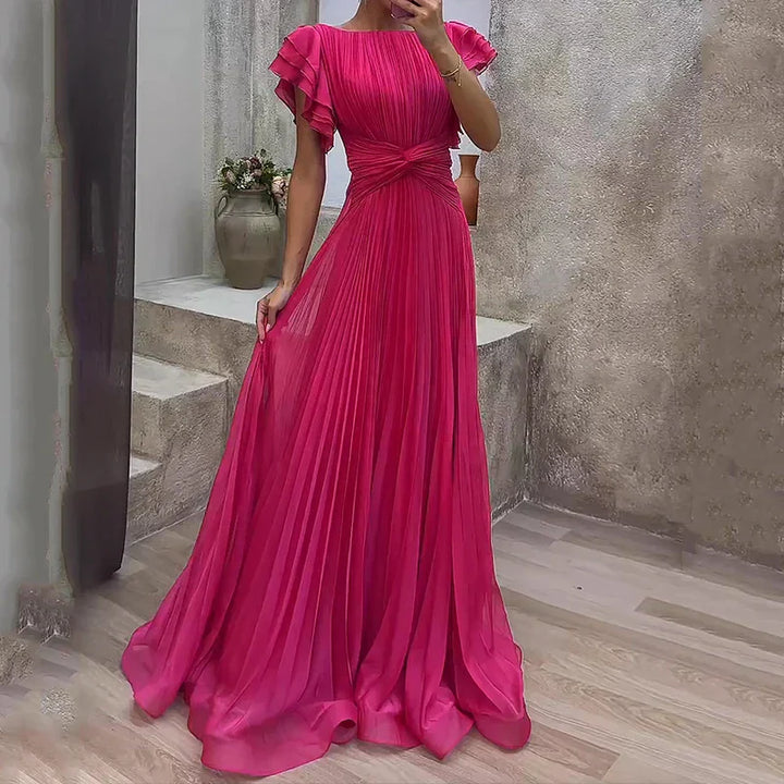 April | Pleated Evening Gown
