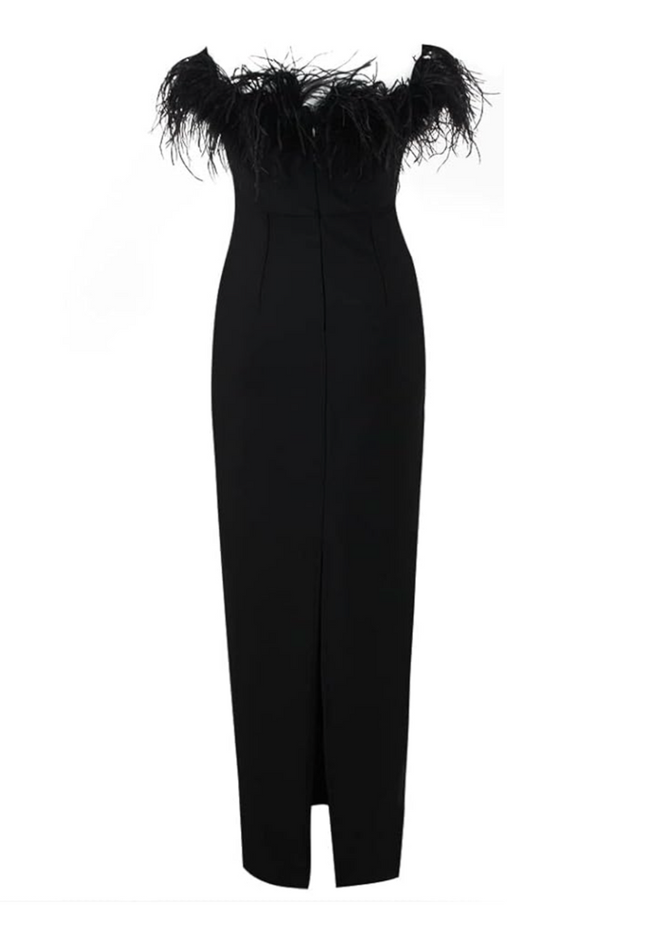Anastasia | Luxurious Feather Dress