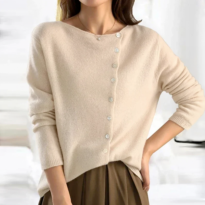 Seraphin™ - Button-Front Knit Sweater