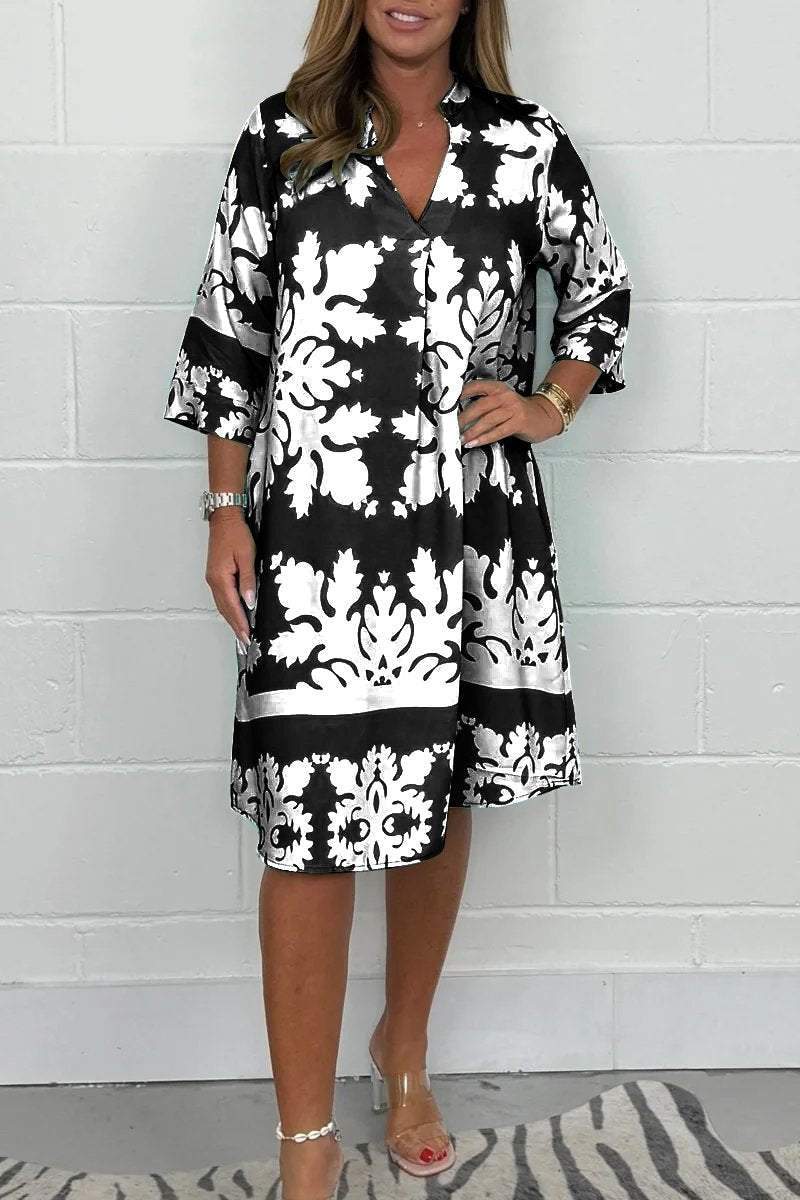 Valentina | Elegant V-neck dress