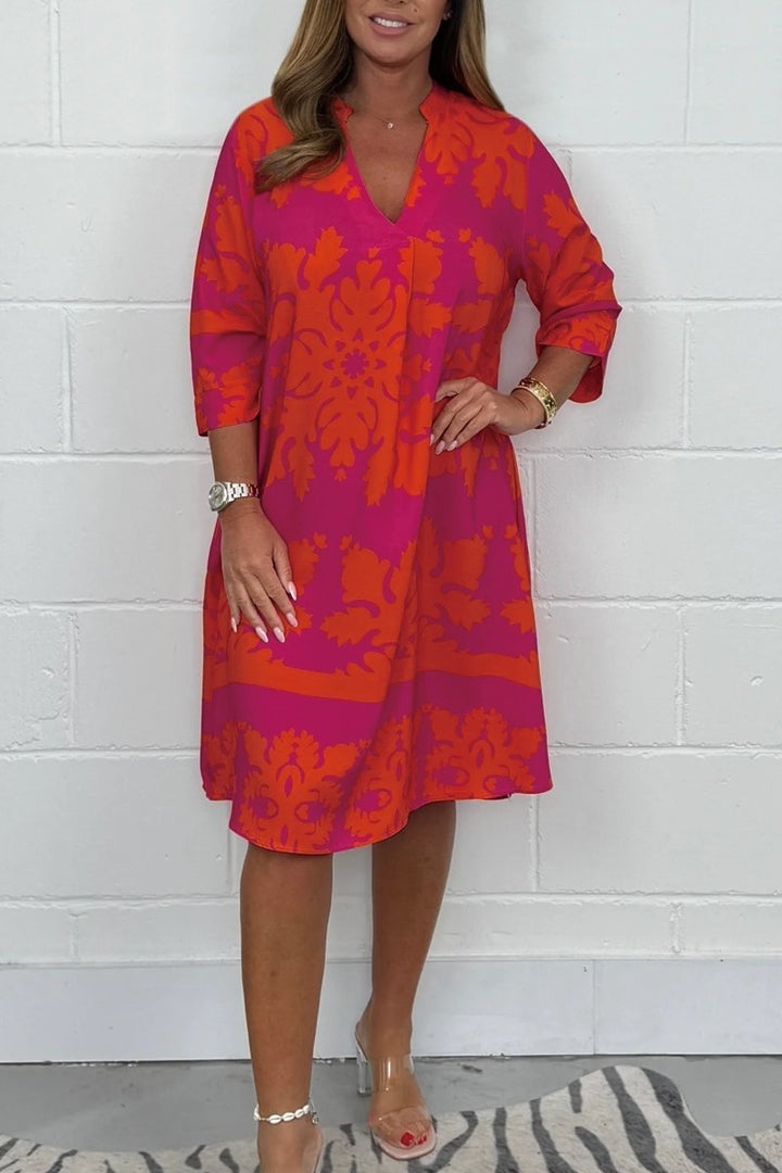 Valentina | Elegant V-neck dress