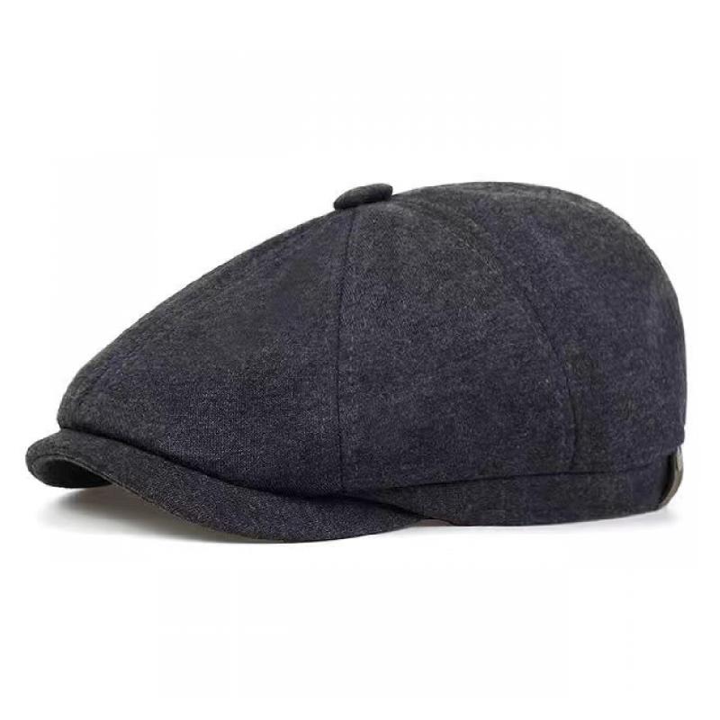 Men's Vintage Warm Cotton Beret 54497691M