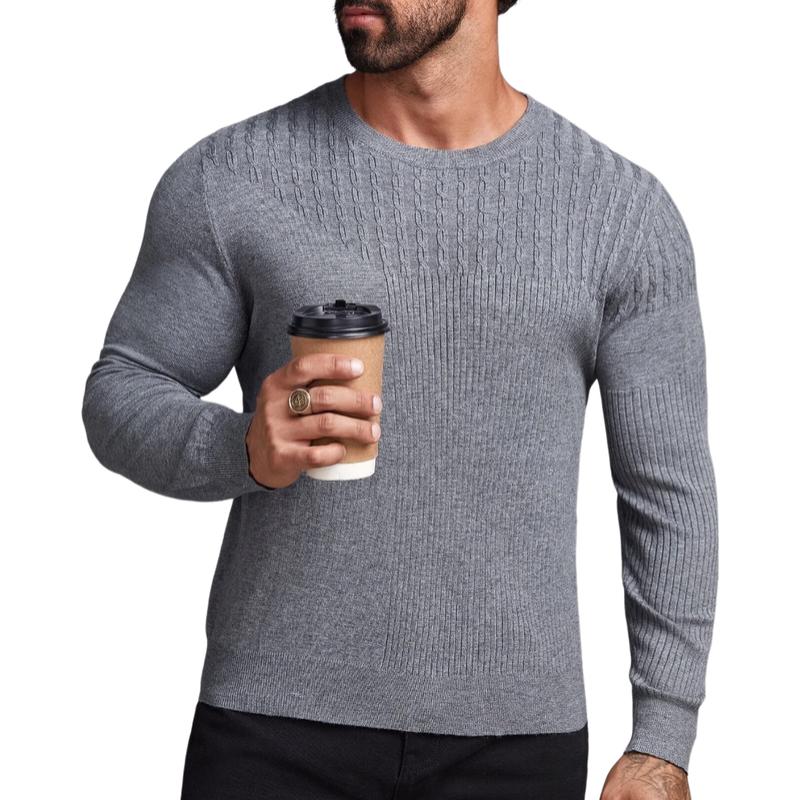 Men's Fashion Slim Fit Knit Sweater 65656030F