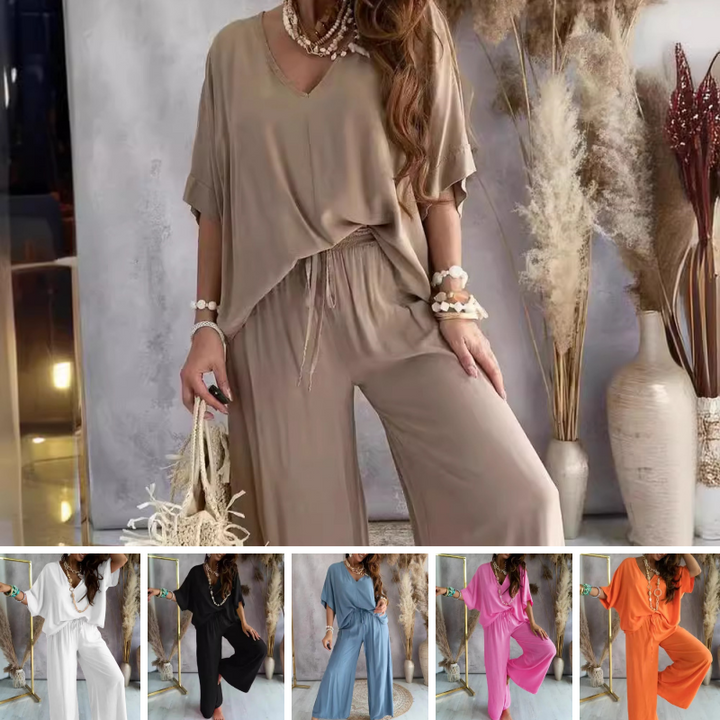 Women’s Casual Loose Solid Color Suit