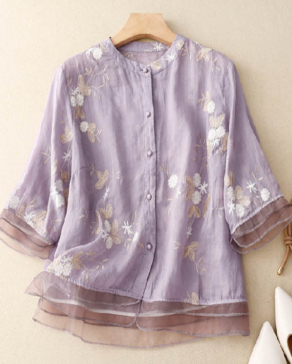Eloise™ | Elegant Embroidered Blouse
